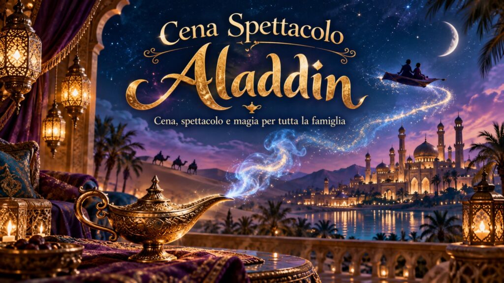 Cena Spettacolo - Aladdin